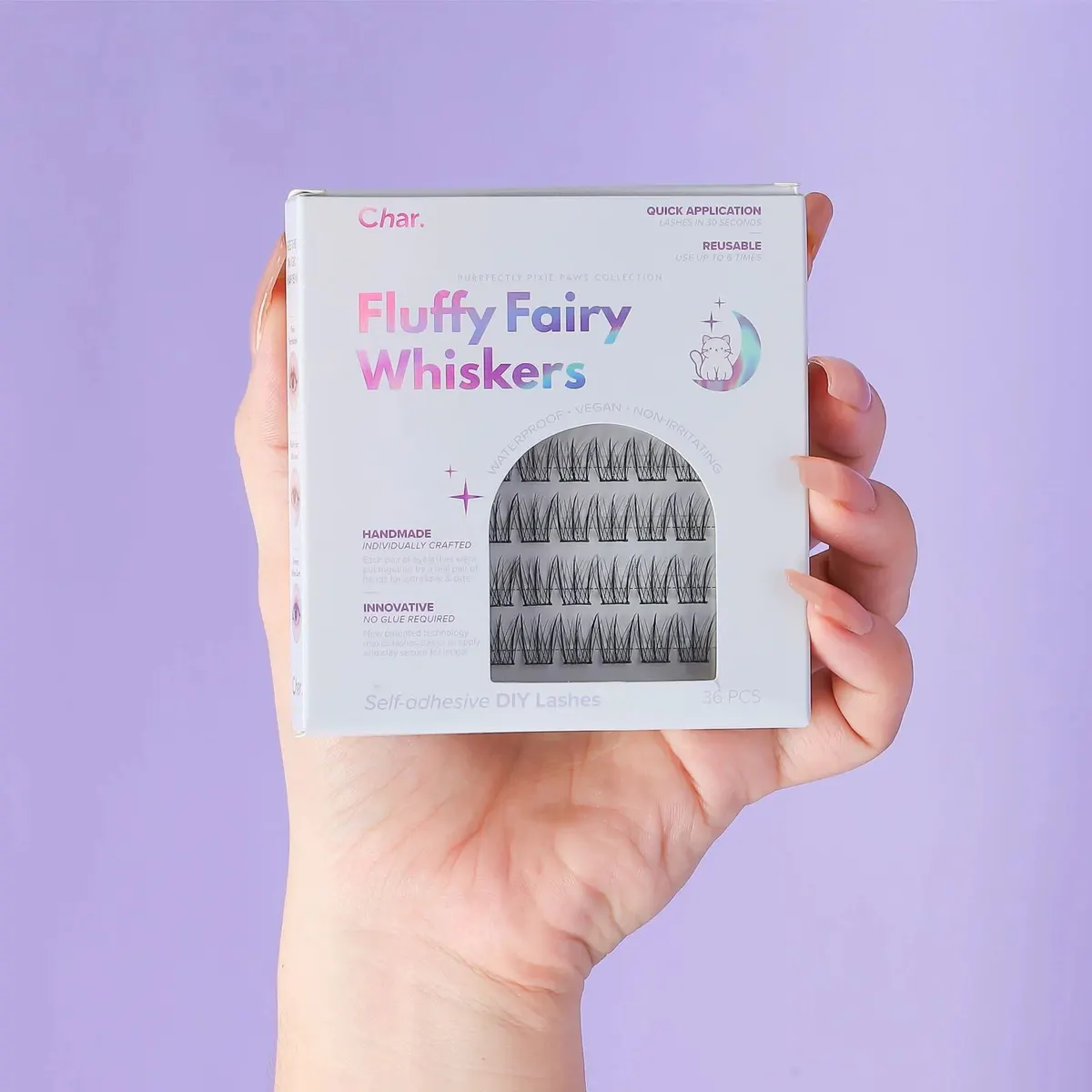 Char Cosmetics Fluffy Fairy Whiskers Cluster Lash 36pcs, view 6