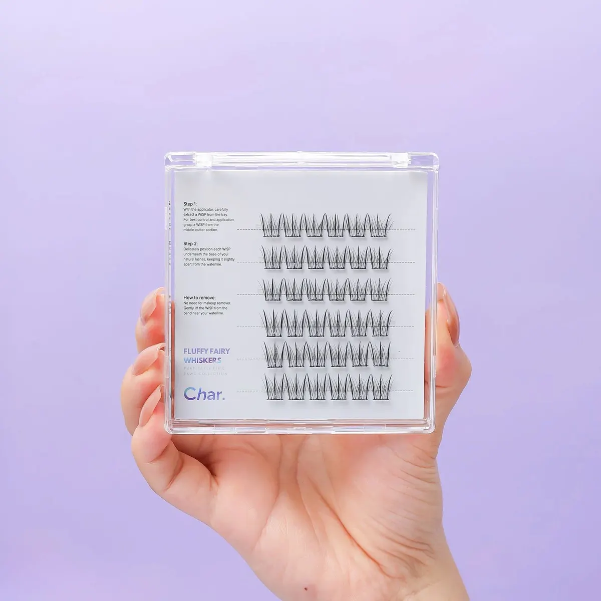 Char Cosmetics Fluffy Fairy Whiskers Cluster Lash 36pcs, view 7