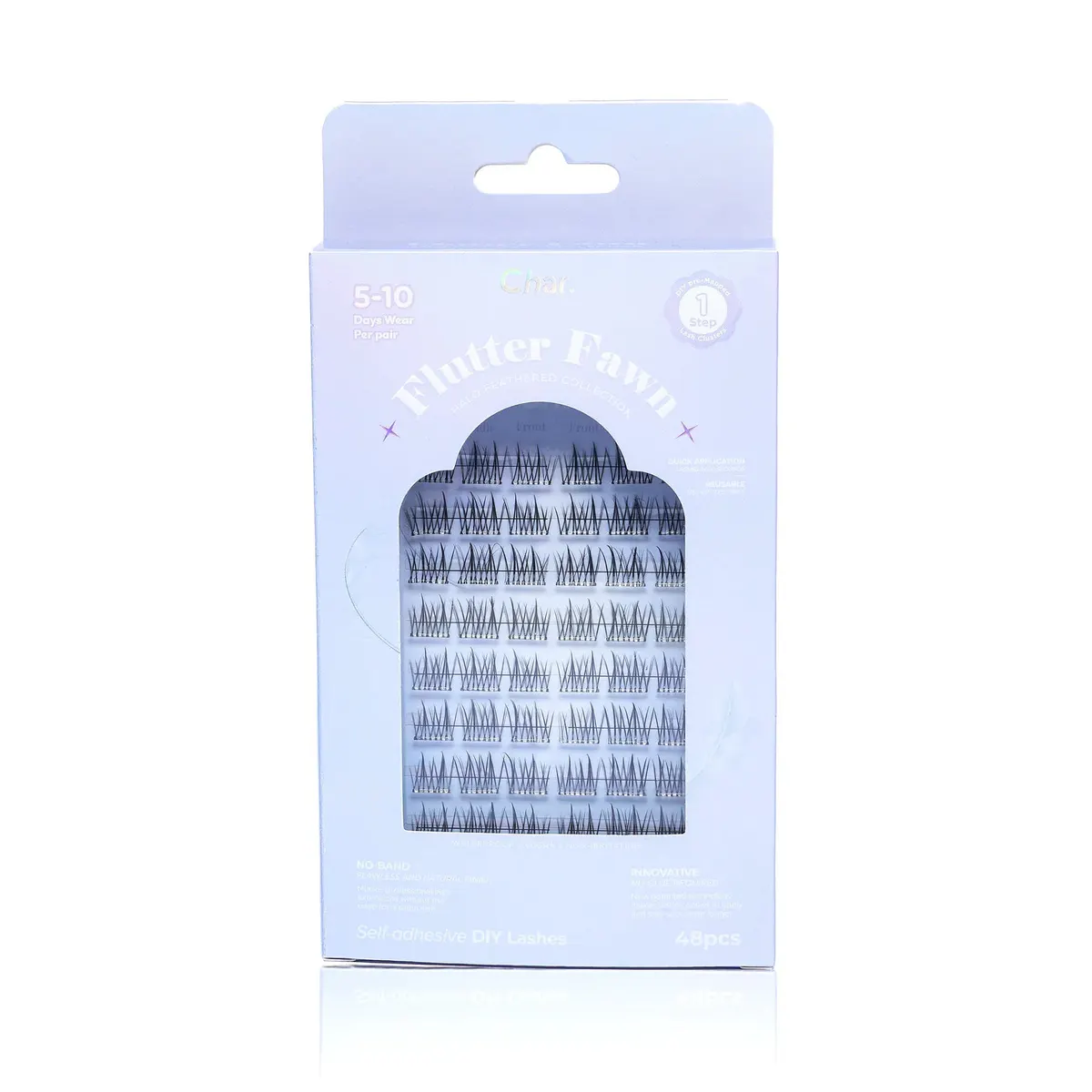 Char Cosmetics Flutter Fawn Cluster Lash 48pcs, view 5