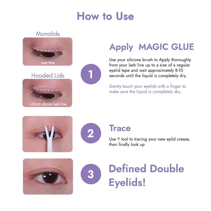 Char Cosmetics Magic Glue Eyelid Corrector 5ml, view 4