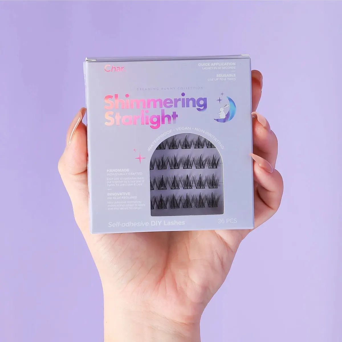 Char Cosmetics Shimmering Starlight Cluster Lash 36pcs, view 6