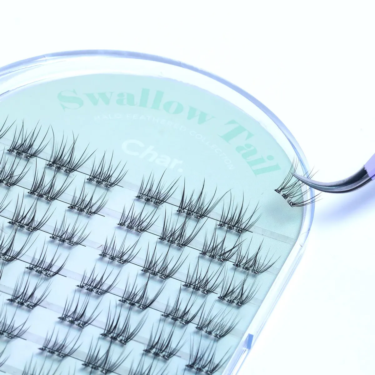 Char Cosmetics Swallow's Tail Cluster Lash 64pcs, view 3