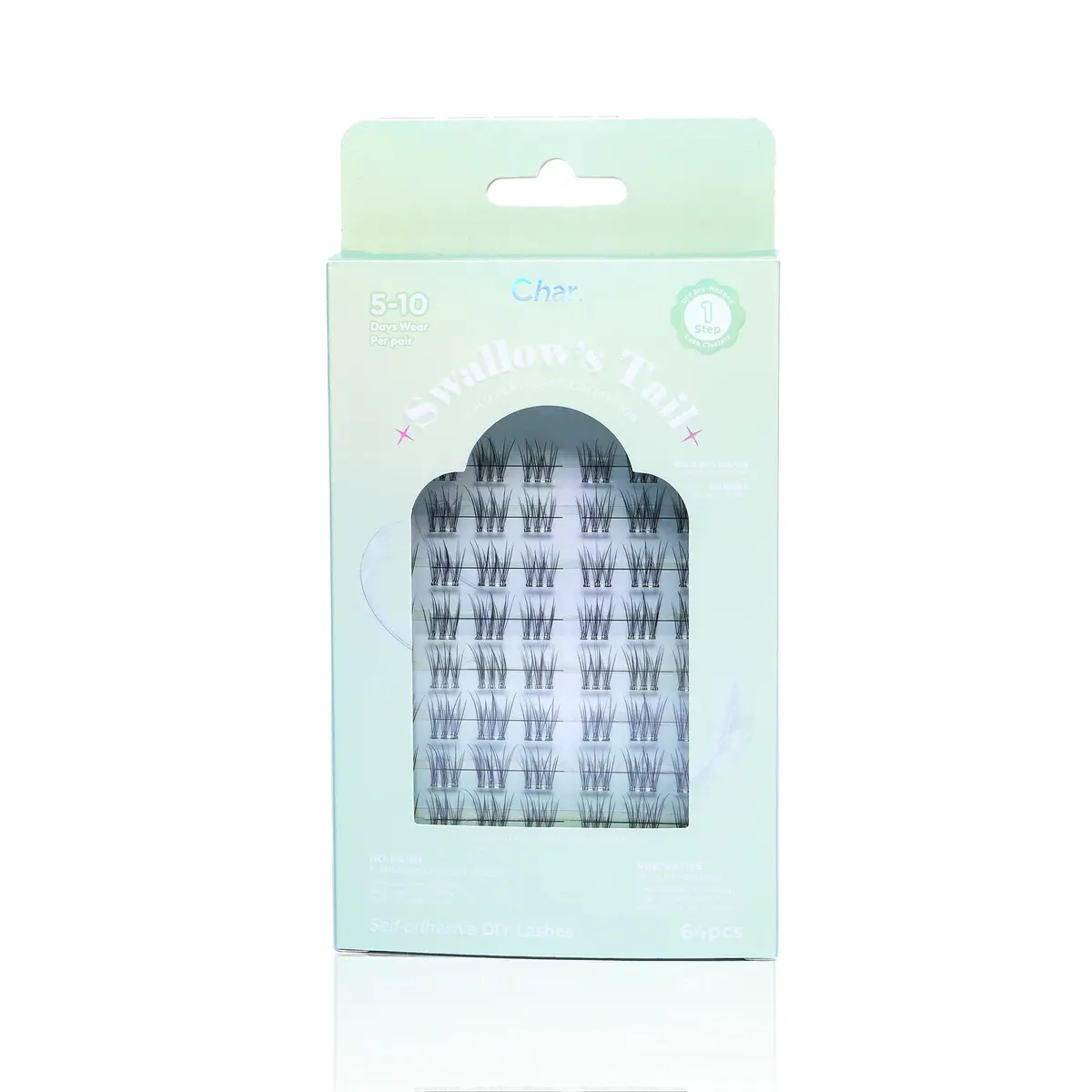 Char Cosmetics Swallow's Tail Cluster Lash 64pcs, view 5