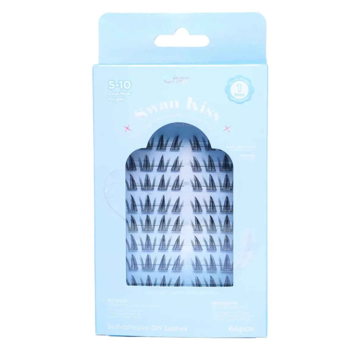 Char Cosmetics Swan Kiss Cluster Lash 64pcs, view 5