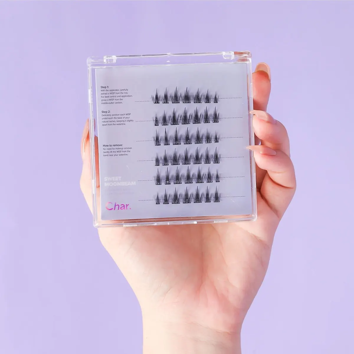 Char Cosmetics Sweet Moonbeam Cluster Lash 42pcs, view 7