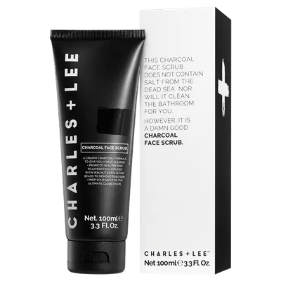 Charles + Lee Charcoal Face Scrub 100ml