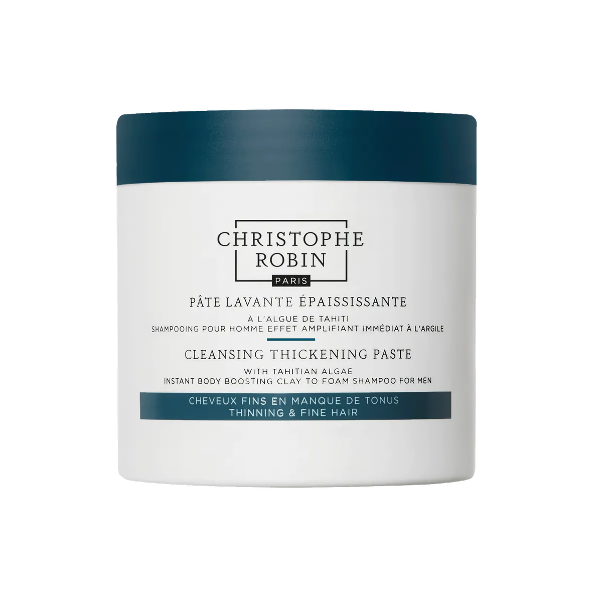 Christophe Robin Cleansing Thickening Paste With Pure Rassoul Clay And Algae 250ml