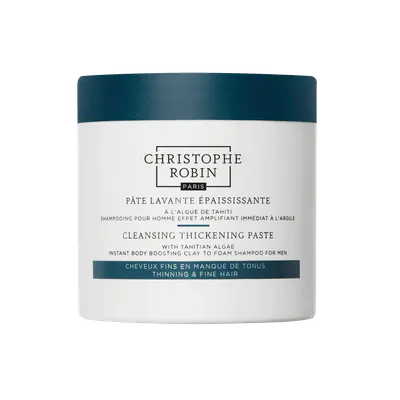 Christophe Robin Cleansing Thickening Paste With Pure Rassoul Clay And Algae 250ml