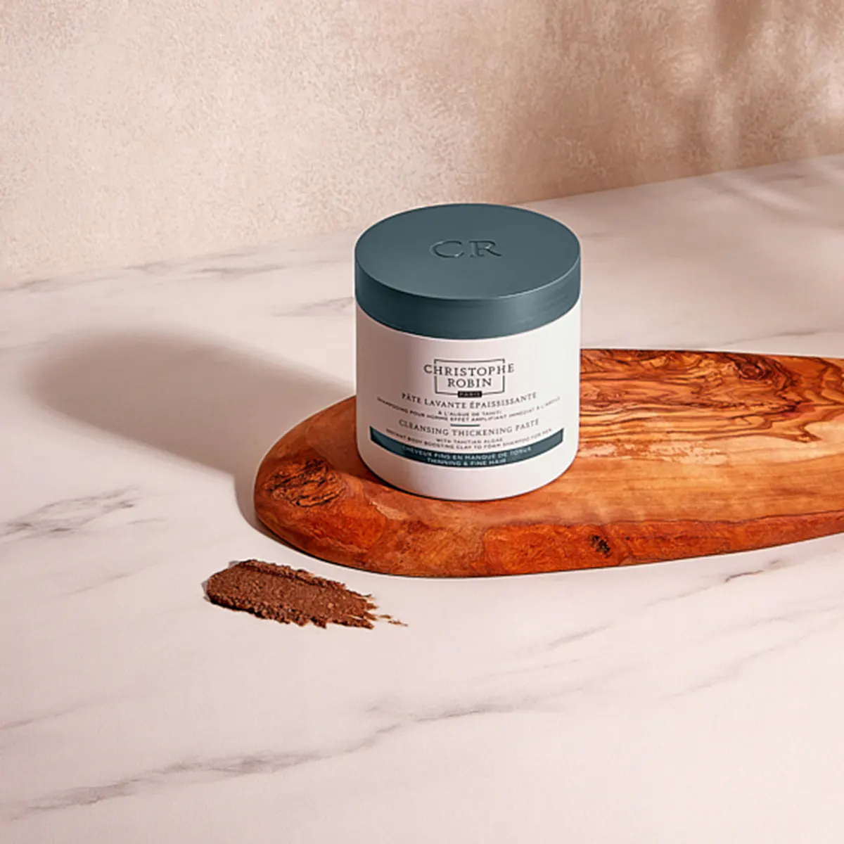 Christophe Robin Cleansing Thickening Paste With Pure Rassoul Clay And Algae 250ml, view 3