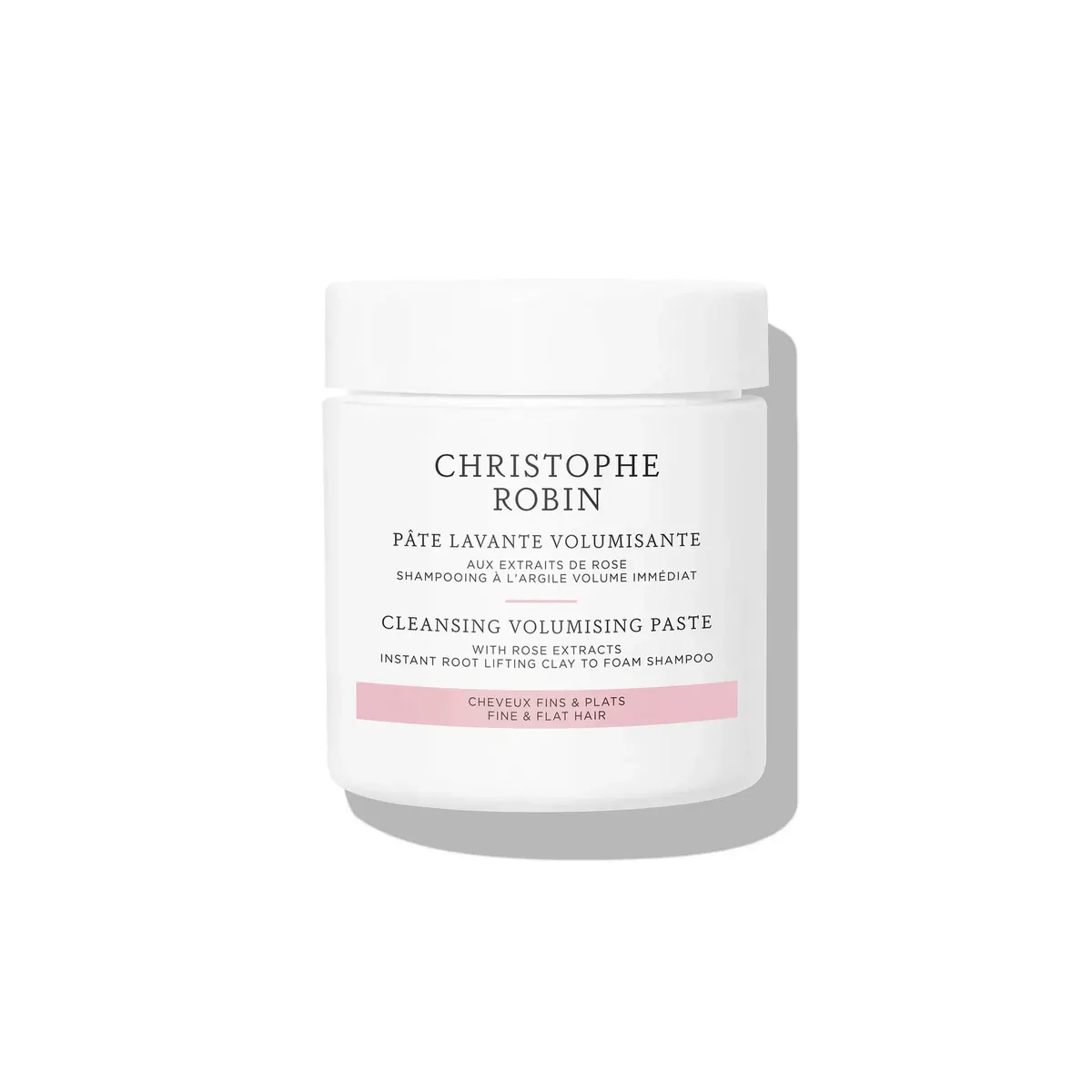 Christophe Robin Cleansing Volumizing Paste With Pure Rassoul Clay And Rose Extracts 75ml