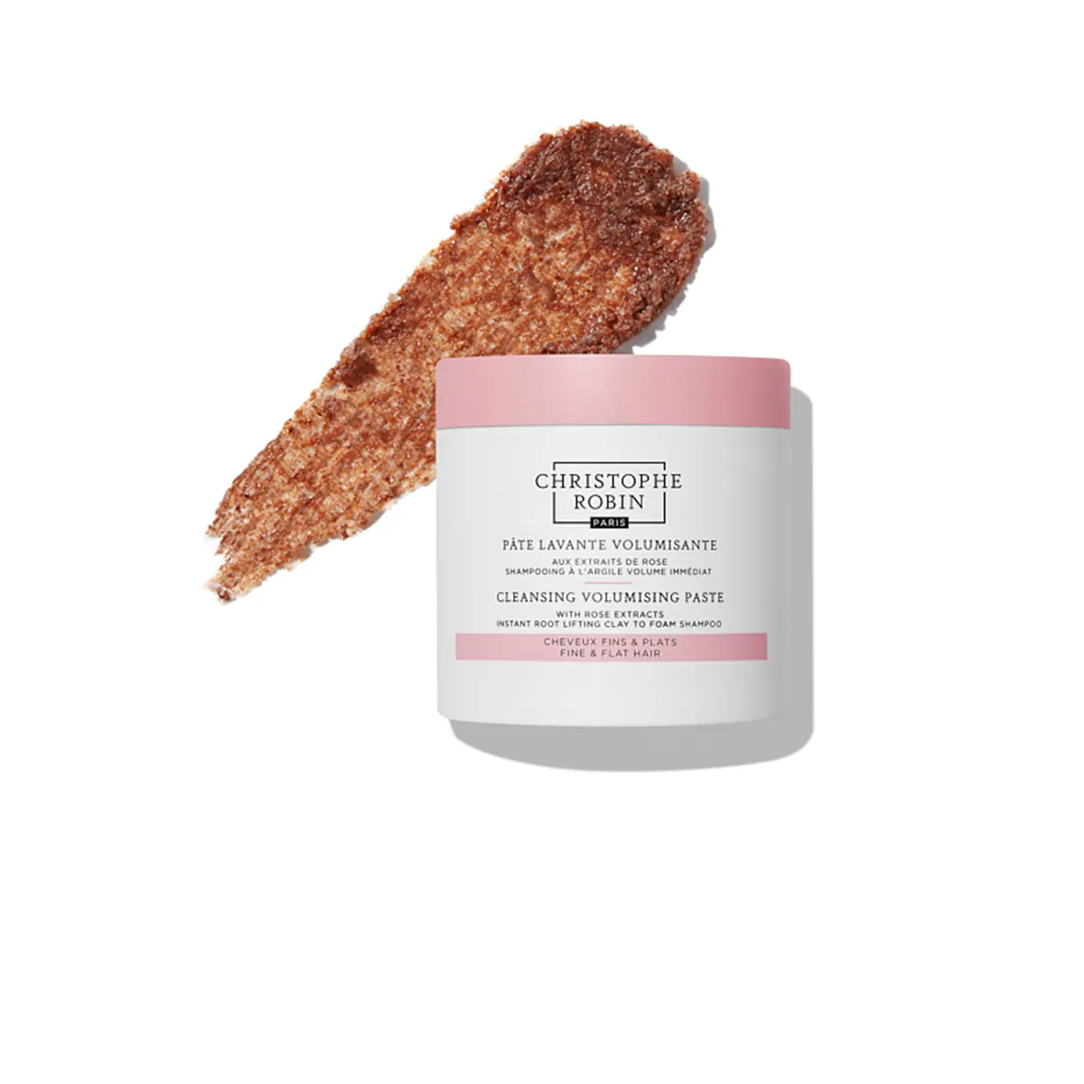 Christophe Robin Cleansing Volumizing Paste With Pure Rassoul Clay And Rose Extracts 75ml, view 3