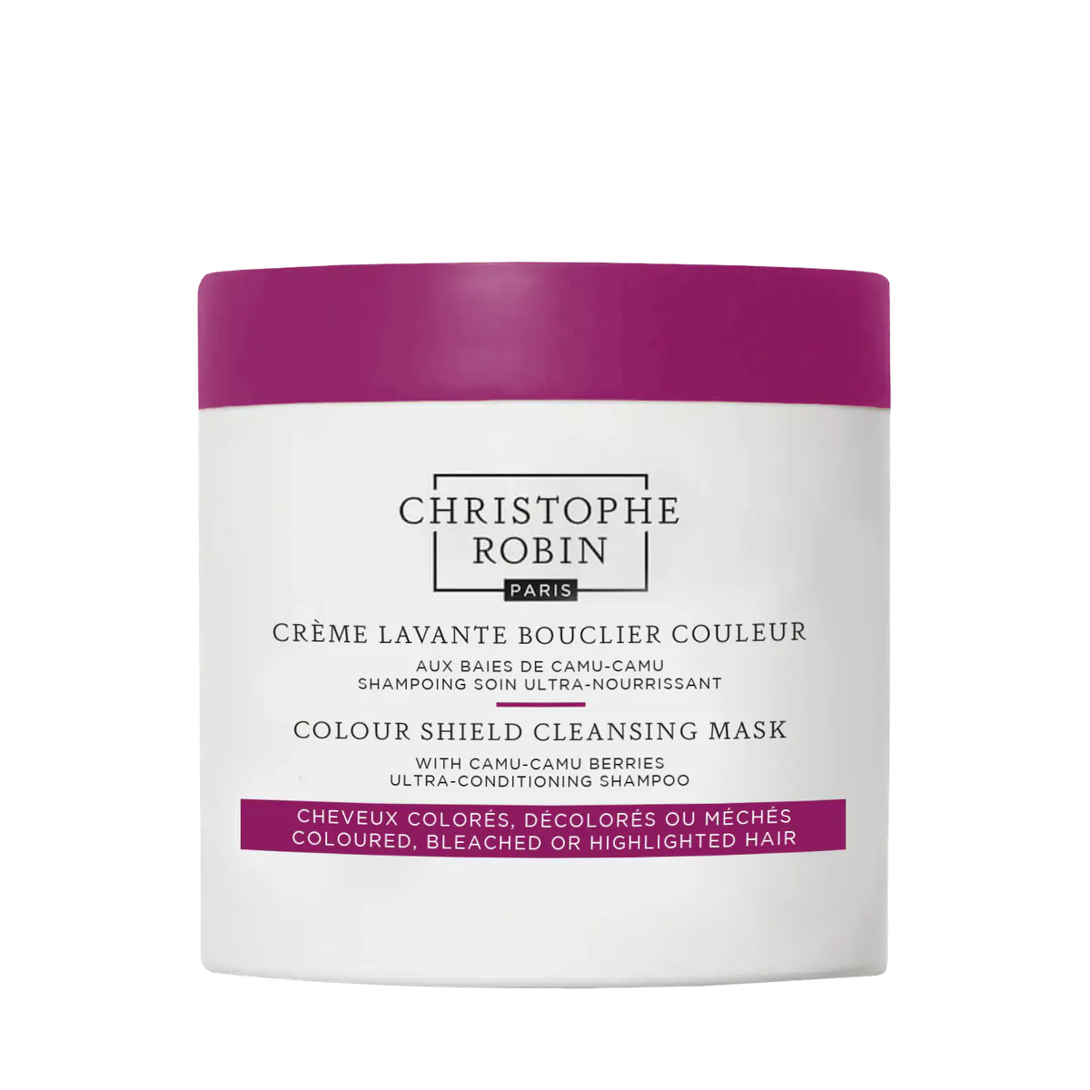 Christophe Robin Colour Shield Cleansing Mask With Camu-Camu Berries 250ml