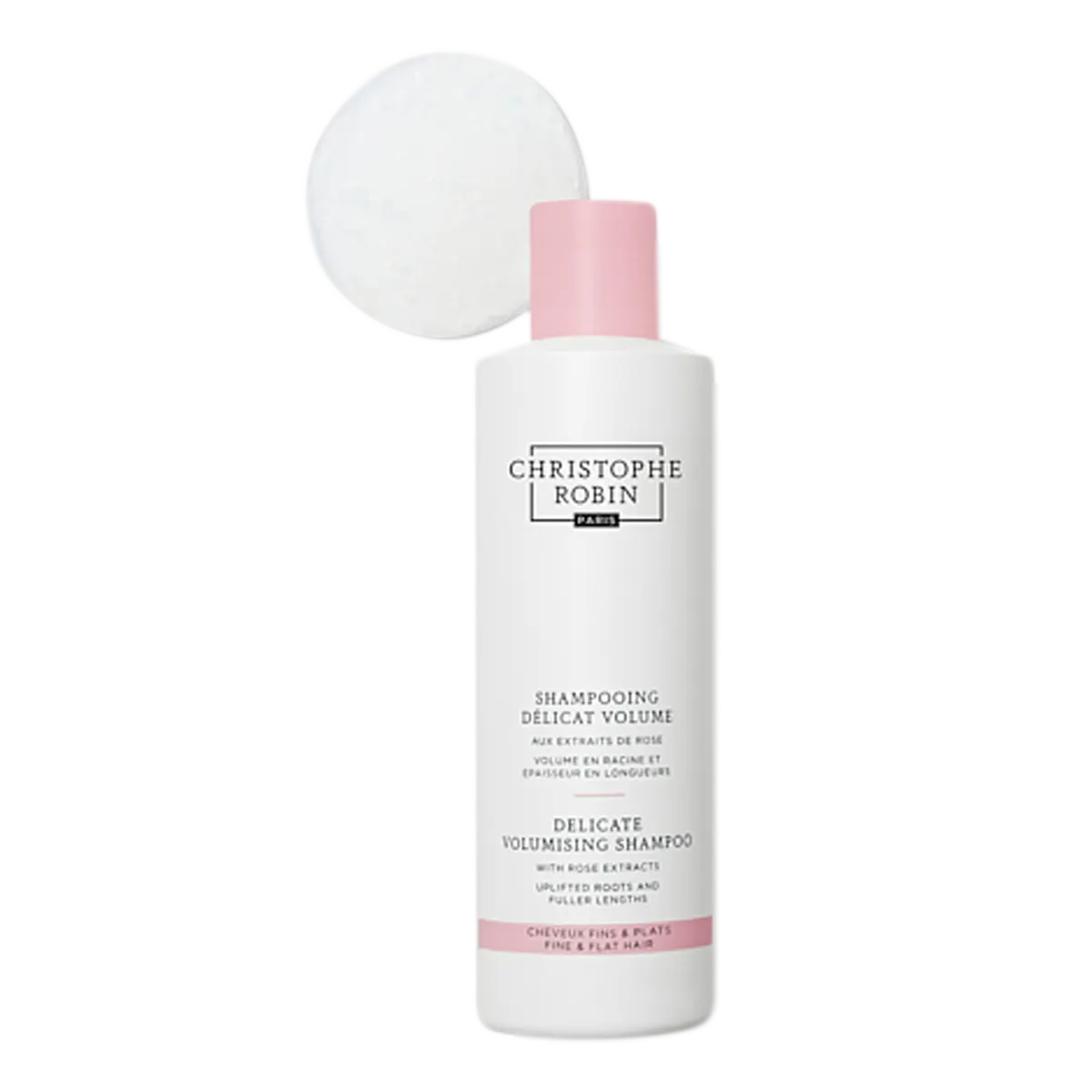Christophe Robin Delicate Volumizing Shampoo With Rose Extracts 250ml, view 3