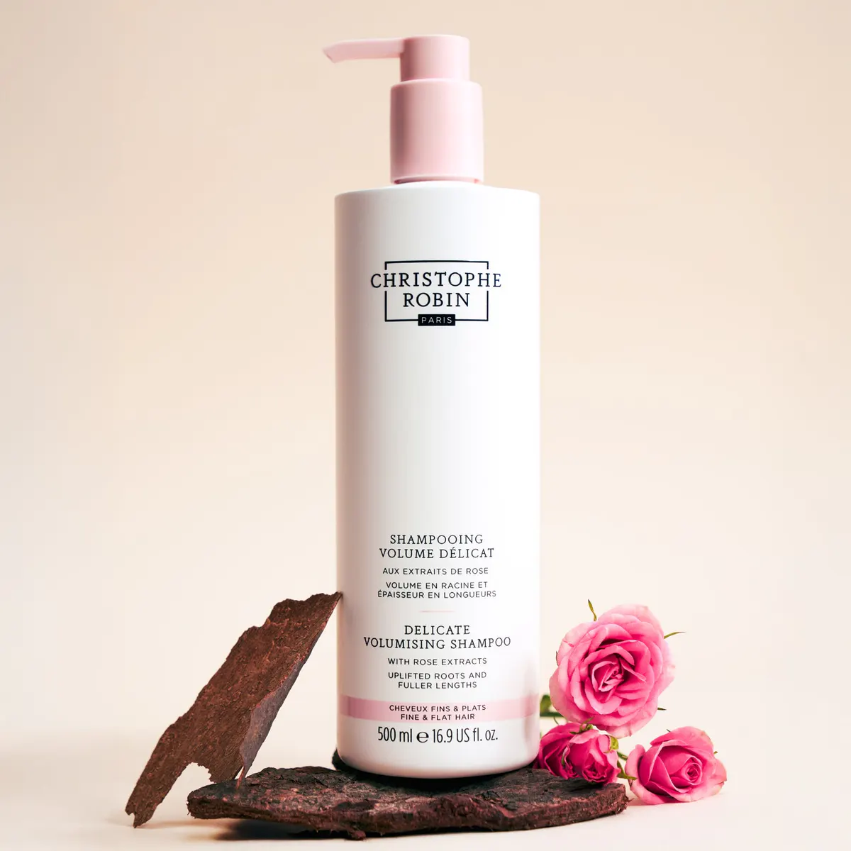 Christophe Robin Delicate Volumizing Shampoo With Rose Extracts 500ml, view 5