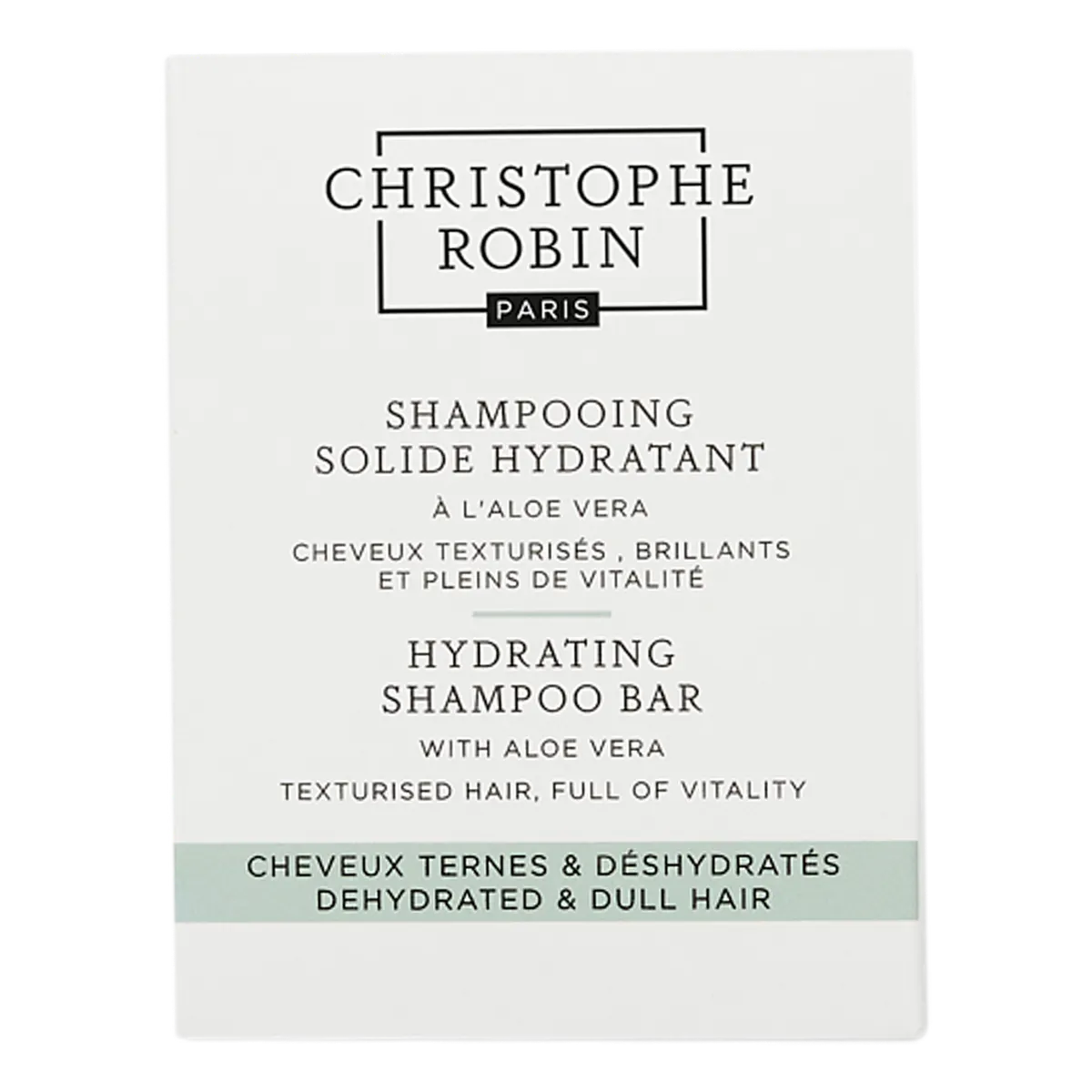 Christophe Robin Hydrating Shampoo Bar With Aloe Vera 100g