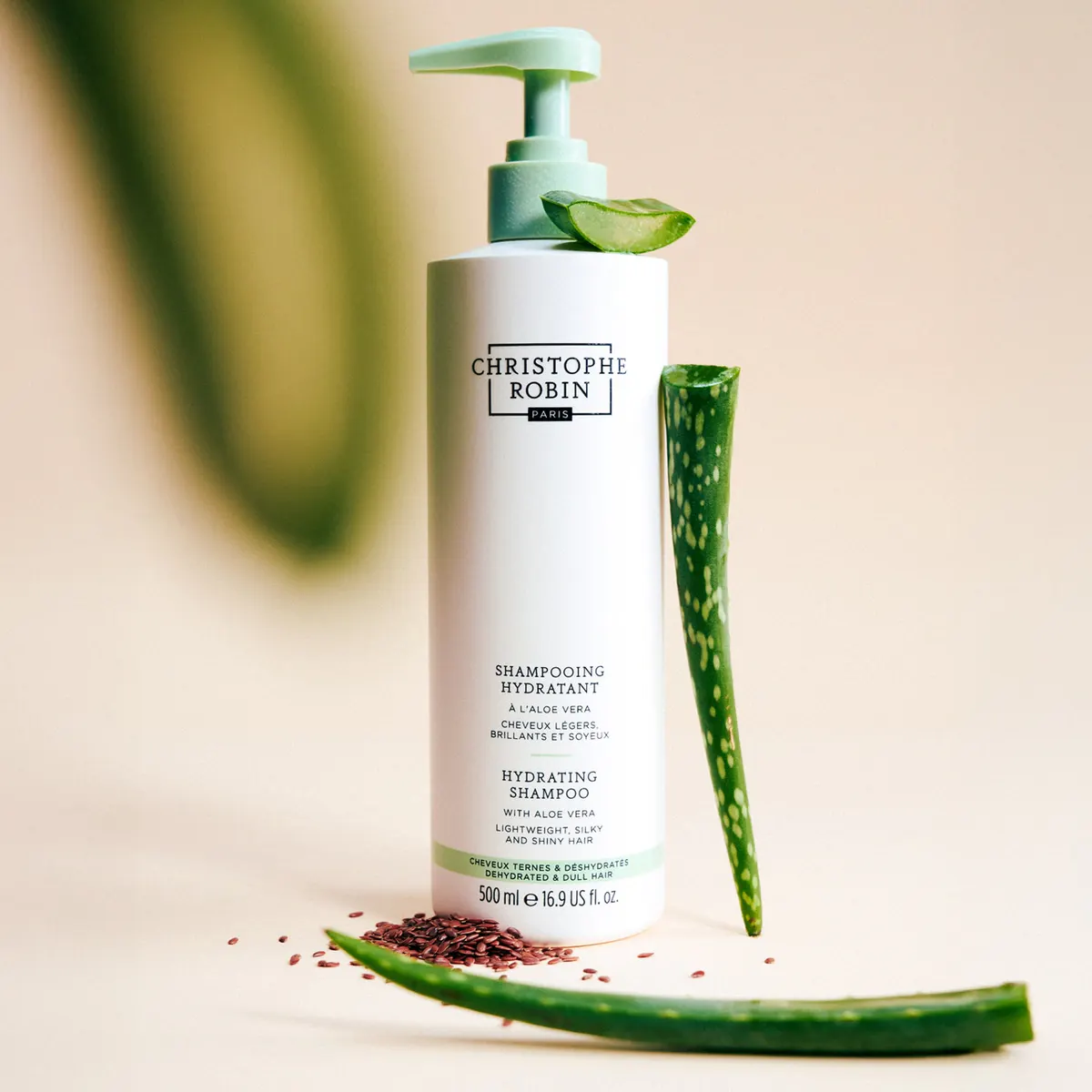 Christophe Robin Hydrating Shampoo With Aloe Vera 500ml, view 4