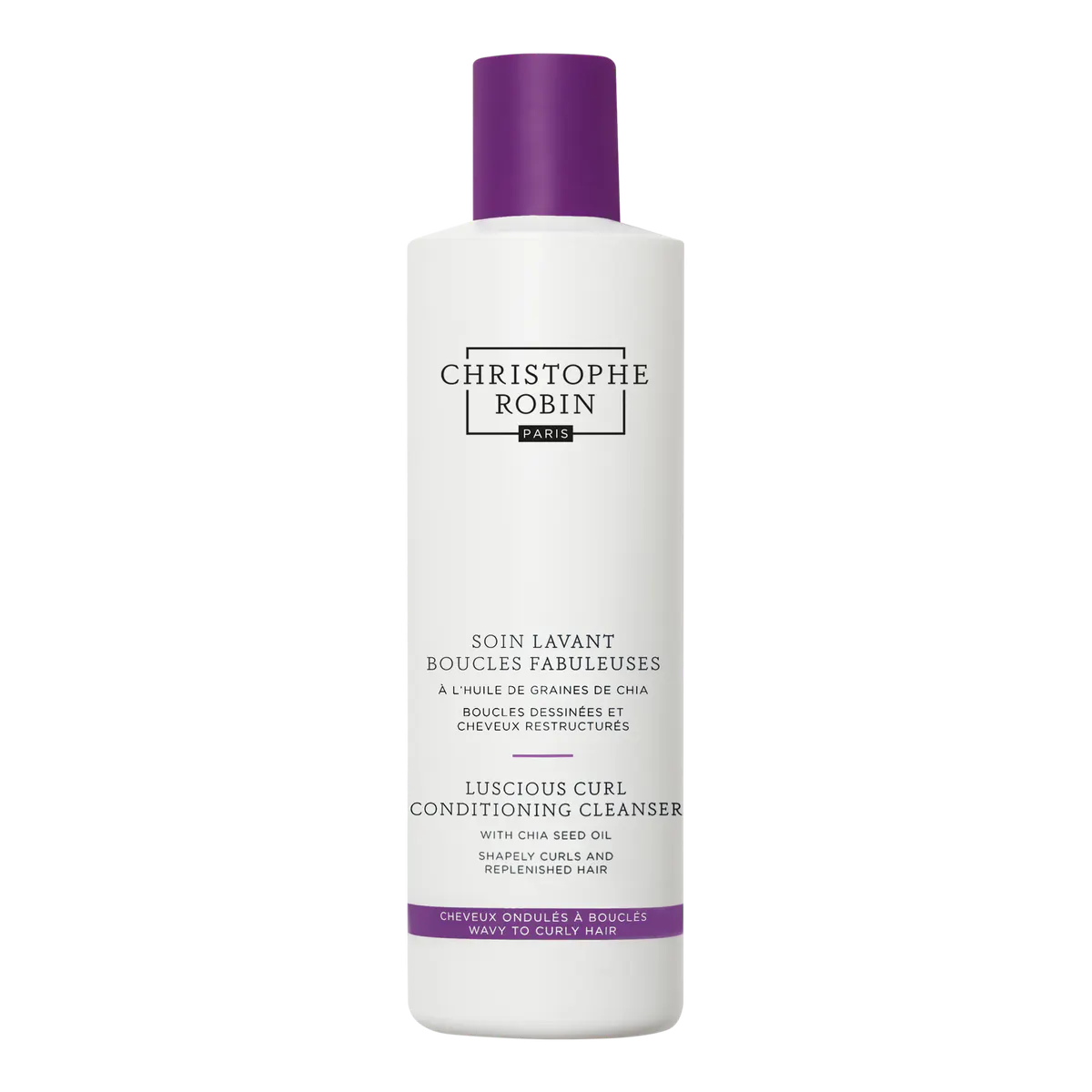 Christophe Robin Luscious Curl Conditioning Cleanser With Chia Seed Oil 250ml