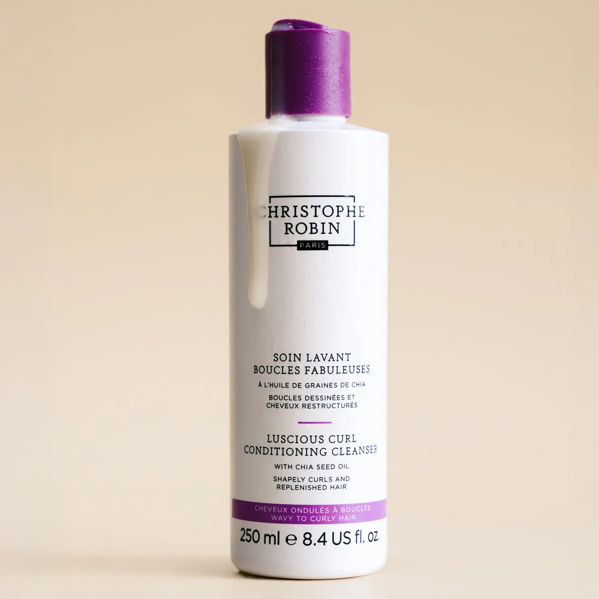 Christophe Robin Luscious Curl Conditioning Cleanser With Chia Seed Oil 250ml, view 4