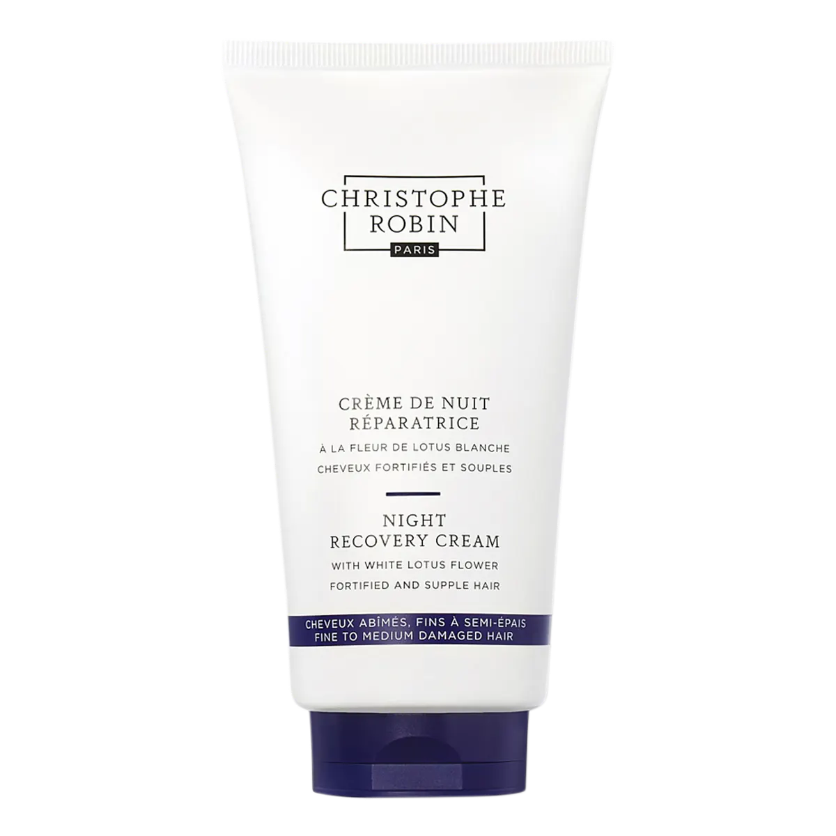 Christophe Robin Night Recovery Cream With White Lotus Flower 150ml