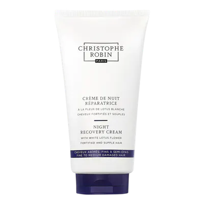 Christophe Robin Night Recovery Cream With White Lotus Flower 150ml