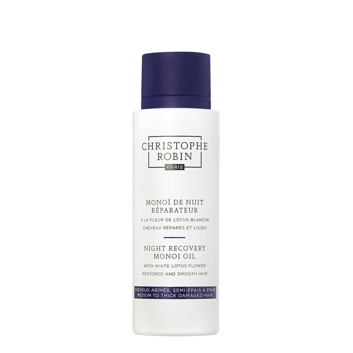 Christophe Robin Night Recovery Monoi Oil With White Lotus Flower 92gm