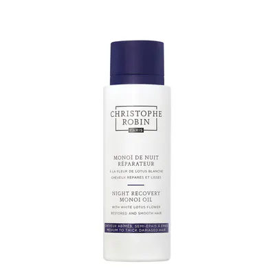 Christophe Robin Night Recovery Monoi Oil With White Lotus Flower 92gm