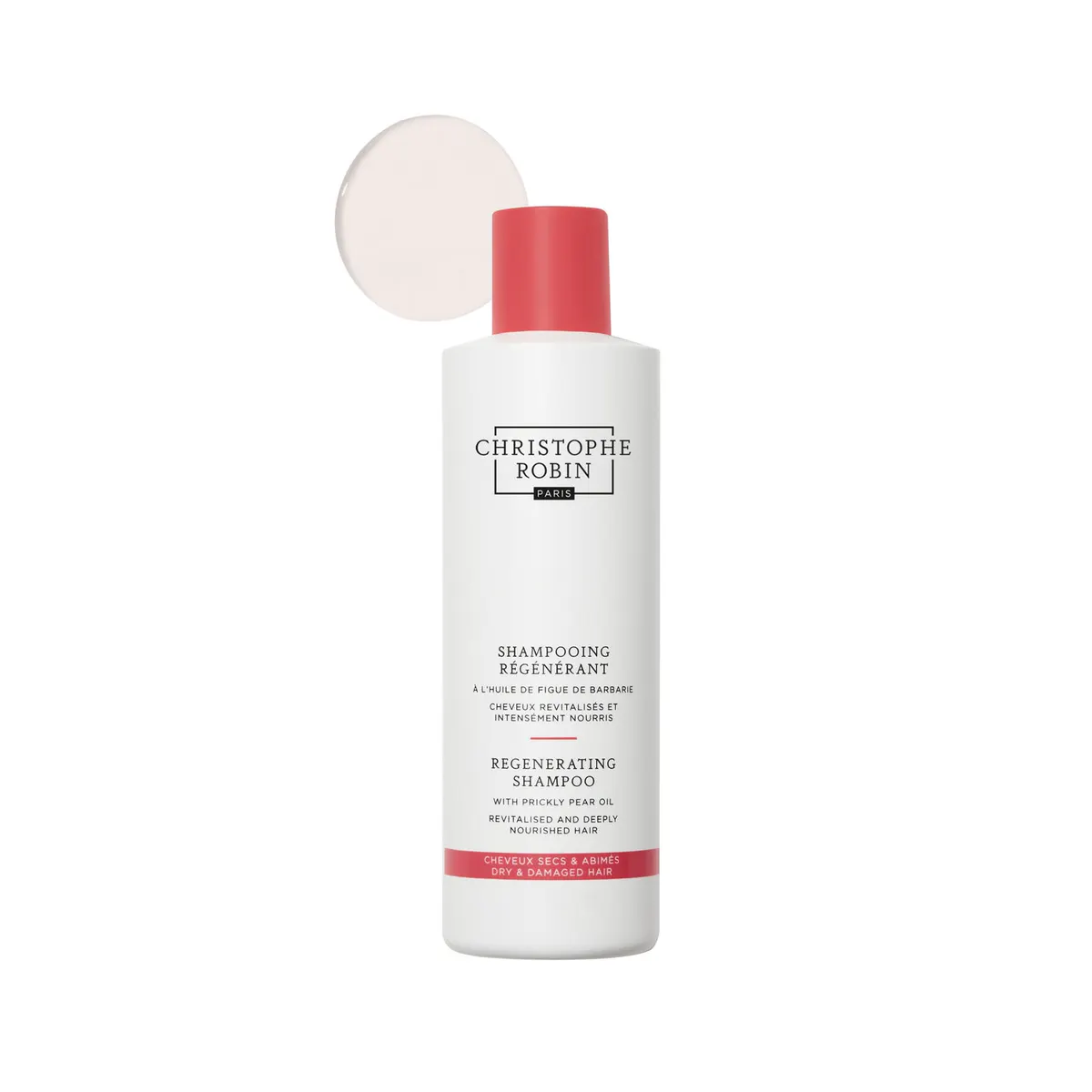 Christophe Robin Regenerating Shampoo With Rare Prickly Pear Oil 250ml, view 3