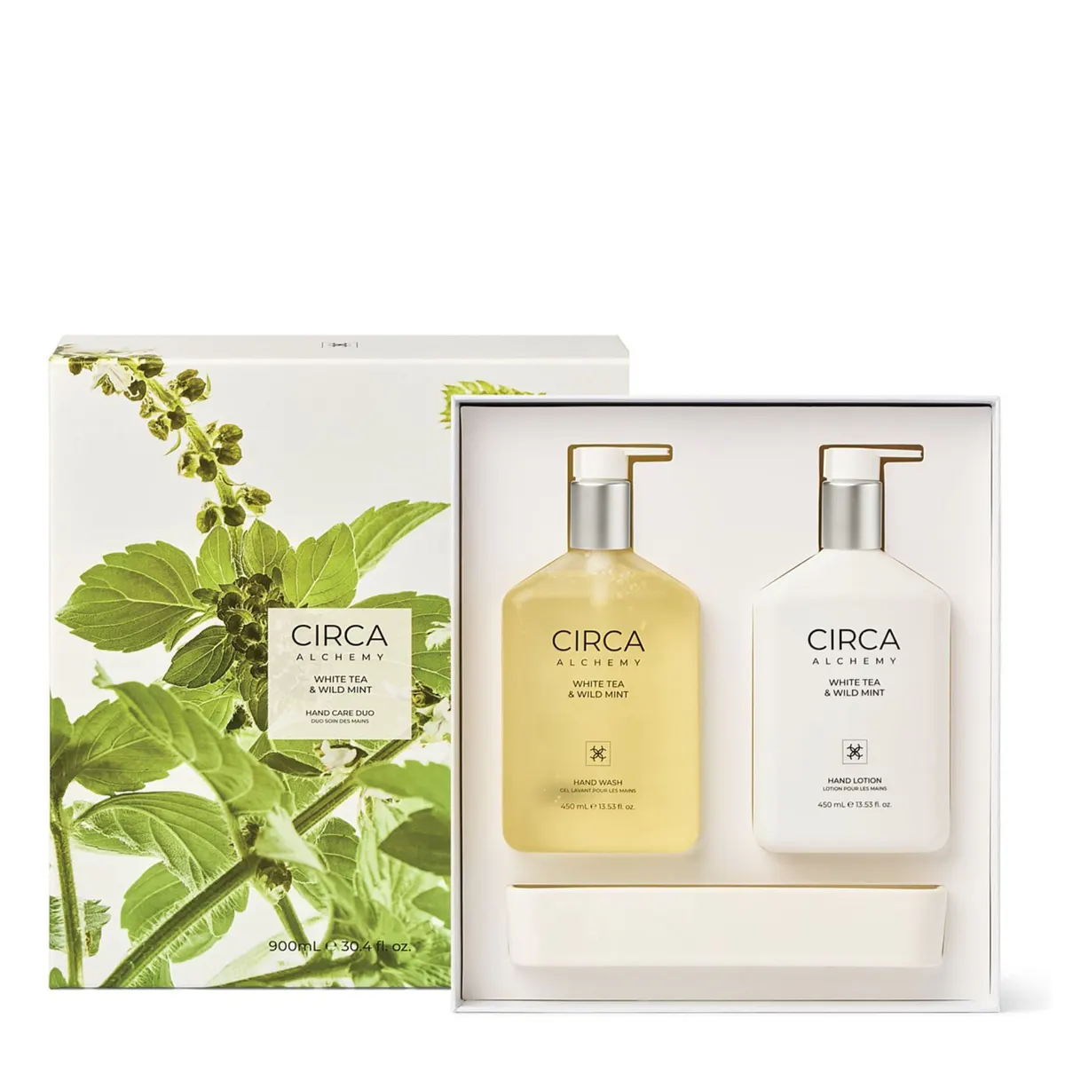 CIRCA Alchemy Hand Care Duo Pack 900ml - White Tea & Wild Mint