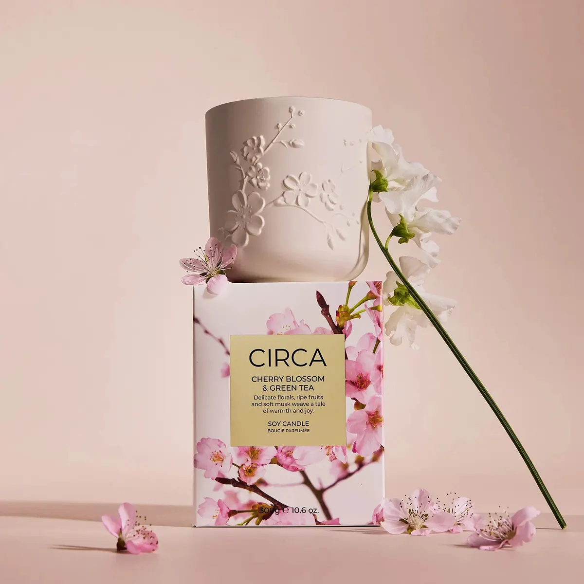 CIRCA Candle 300g - Cherry Blossom & Green Tea, view 2