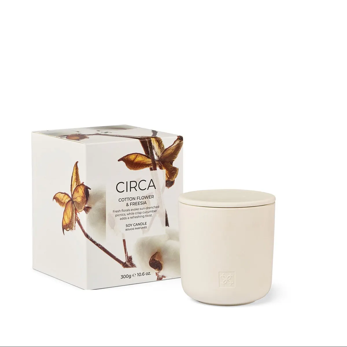 CIRCA Candle 300g - Cotton Flower & Freesia, view 4