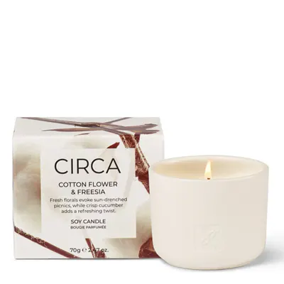 CIRCA Candle 70g - Cotton Flower & Freesia