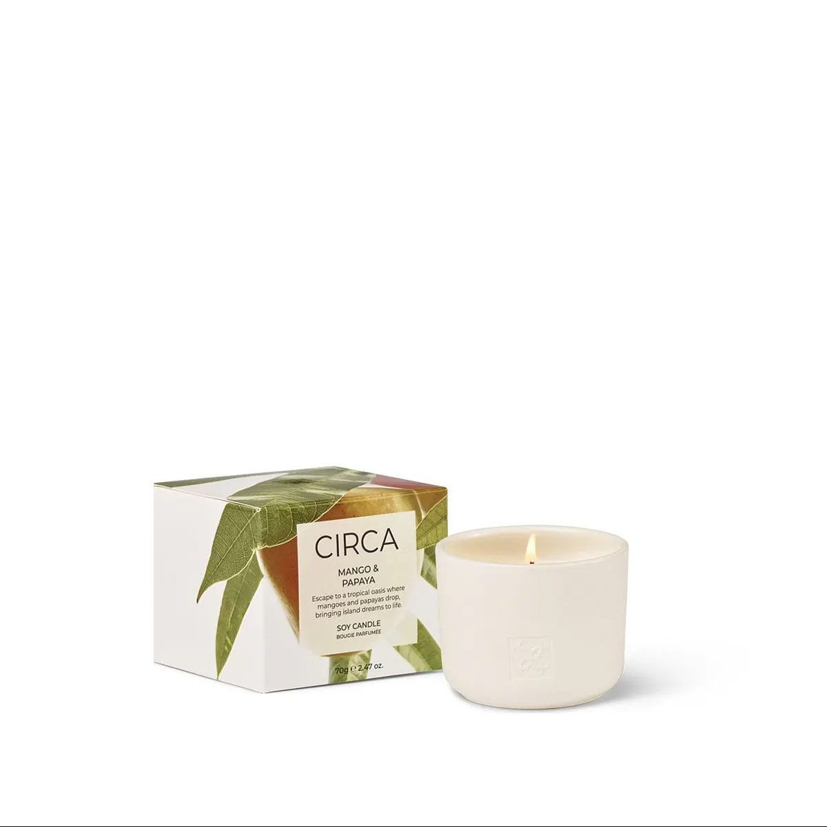 CIRCA Candle 70g - Mango & Papaya, view 3