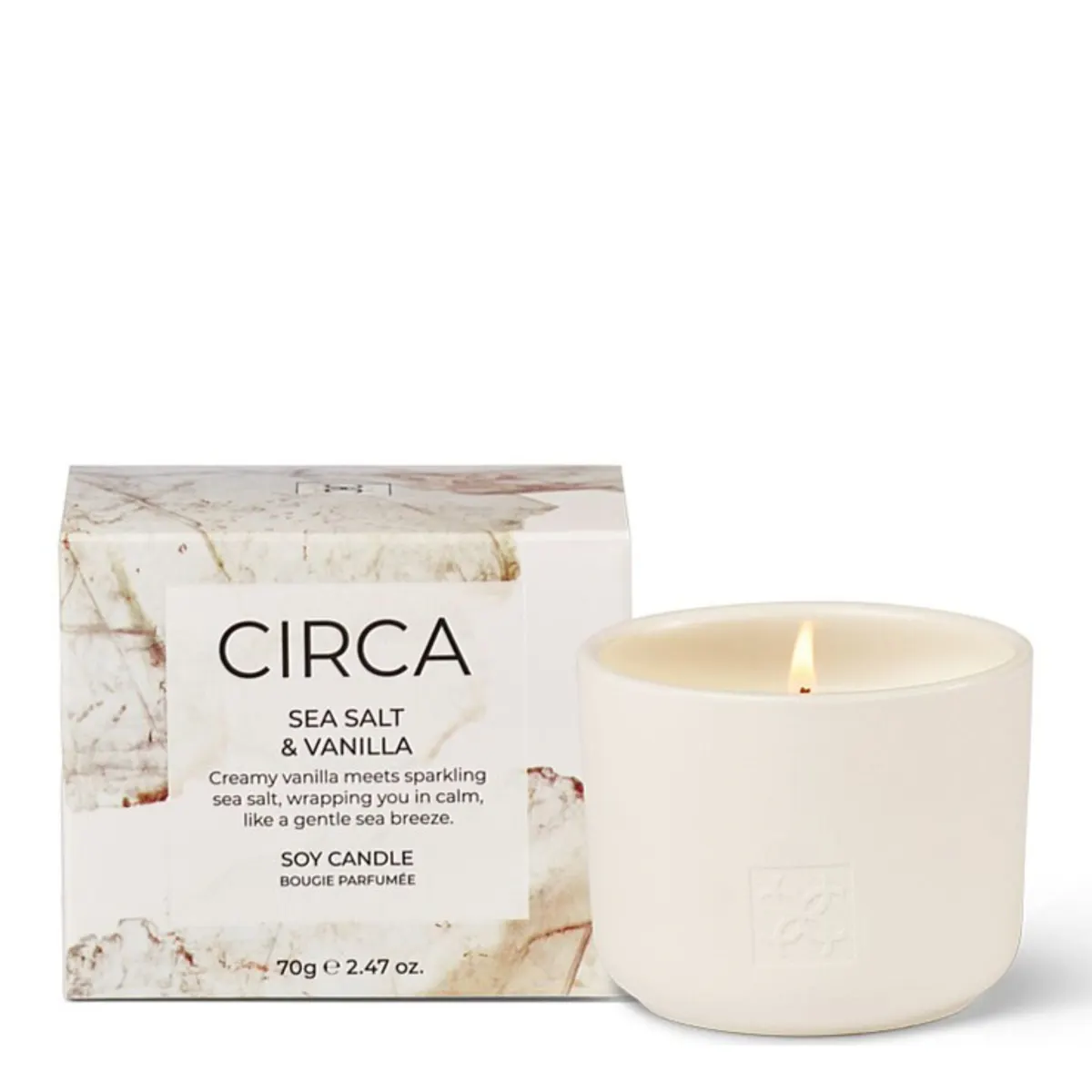 CIRCA Candle 70g - Sea Salt & Vanilla