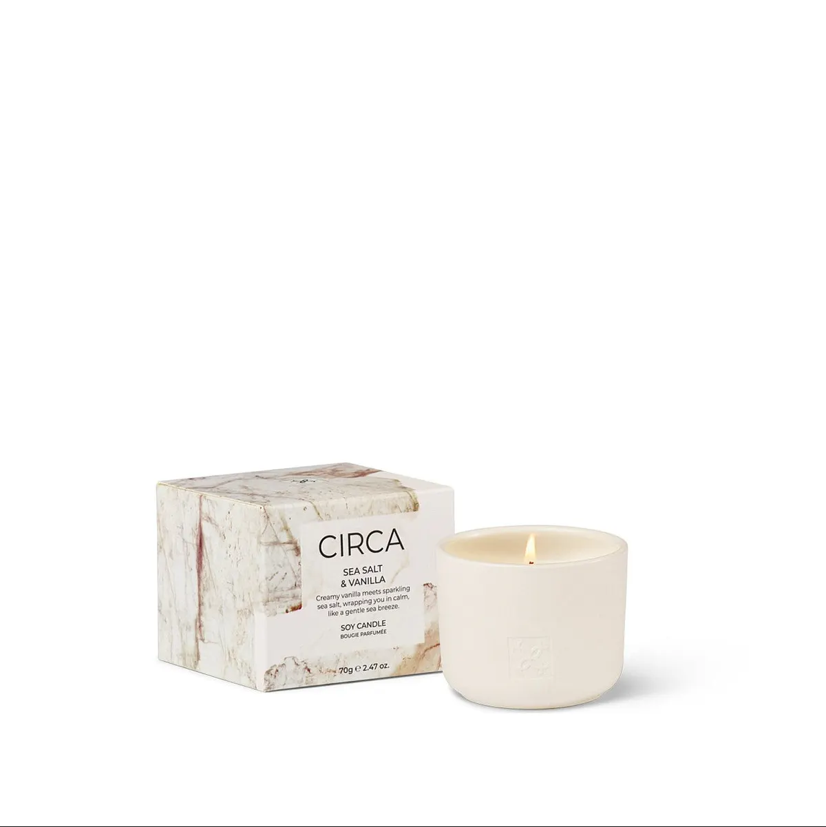 CIRCA Candle 70g - Sea Salt & Vanilla, view 3