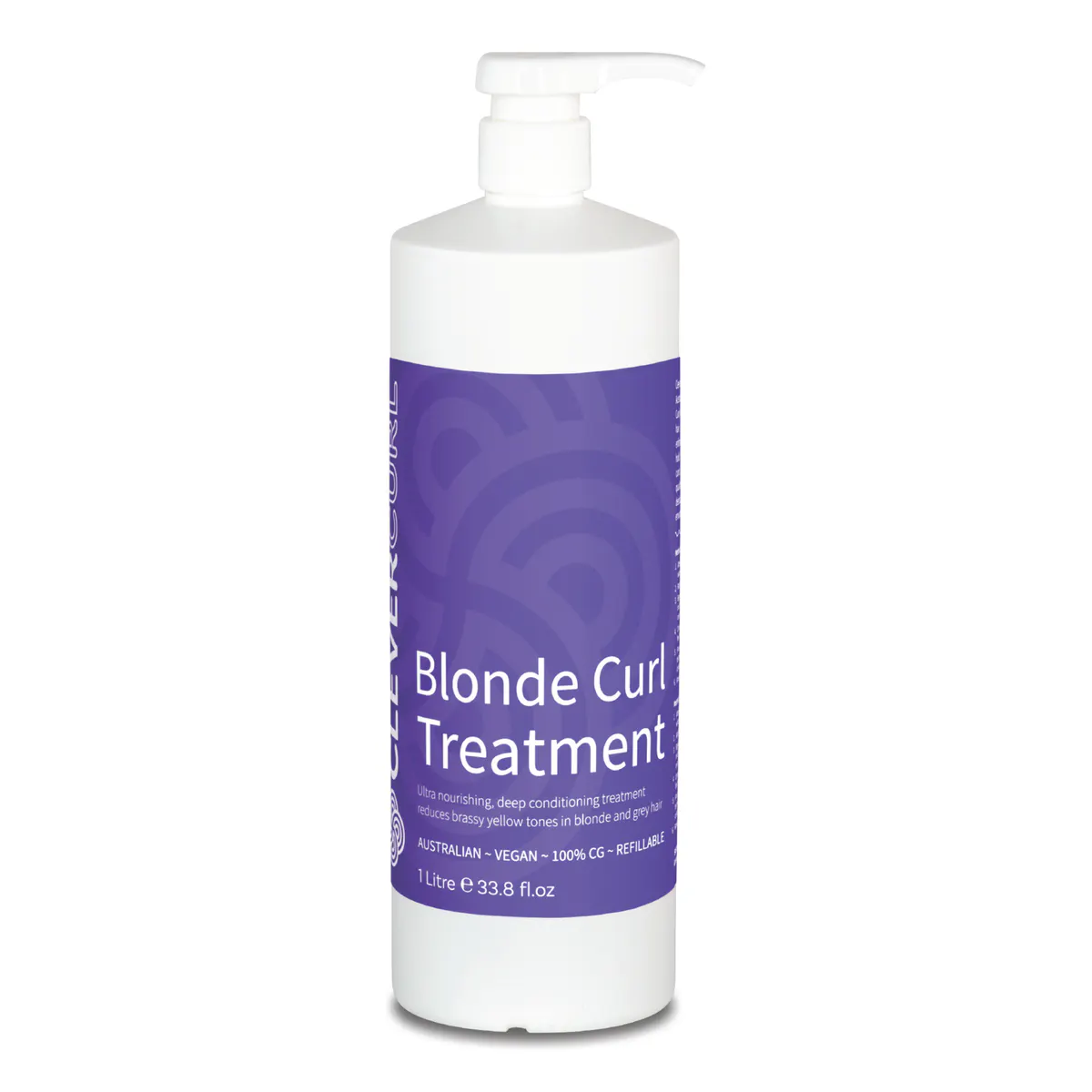 Clever Curl Blonde Curl Treatment 1000ml - Old Packaging