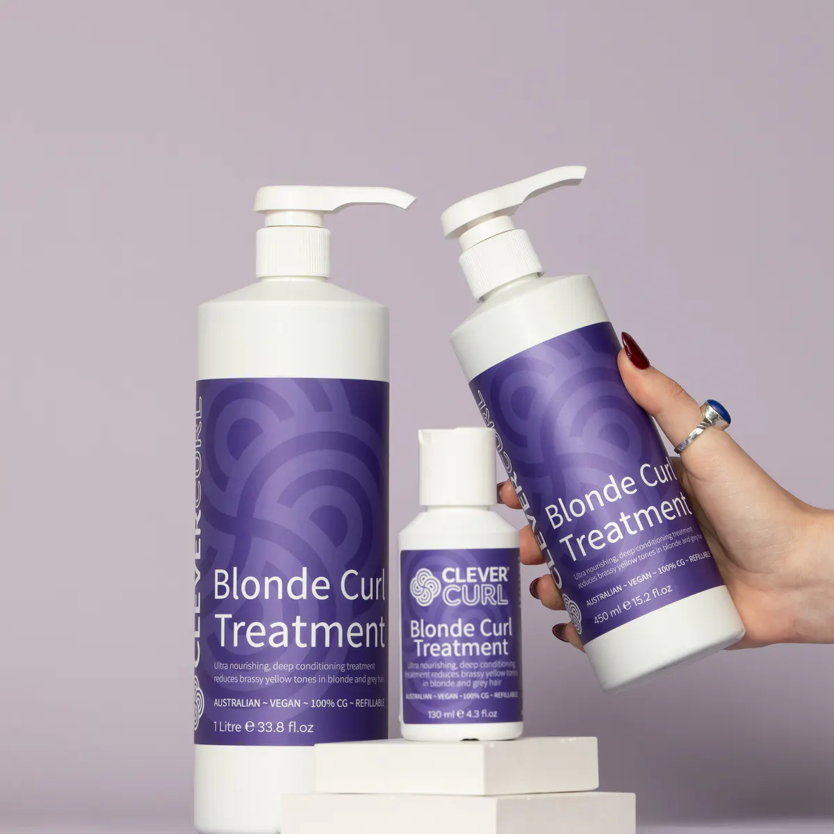 Clever Curl Blonde Curl Treatment 130ml - Old Packaging, view 5