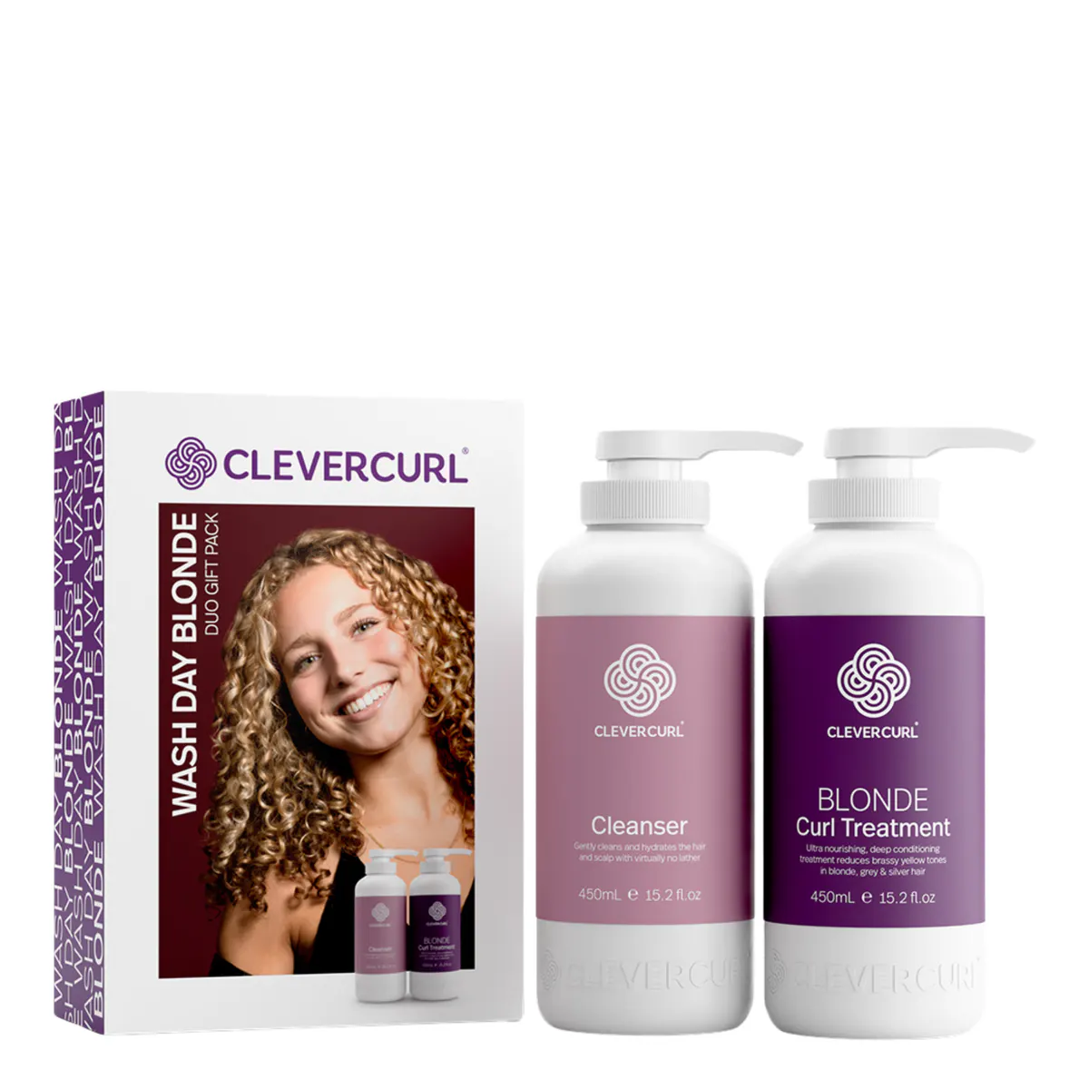 Clever Curl Cleanser & Blonde Treatment Duo Pack