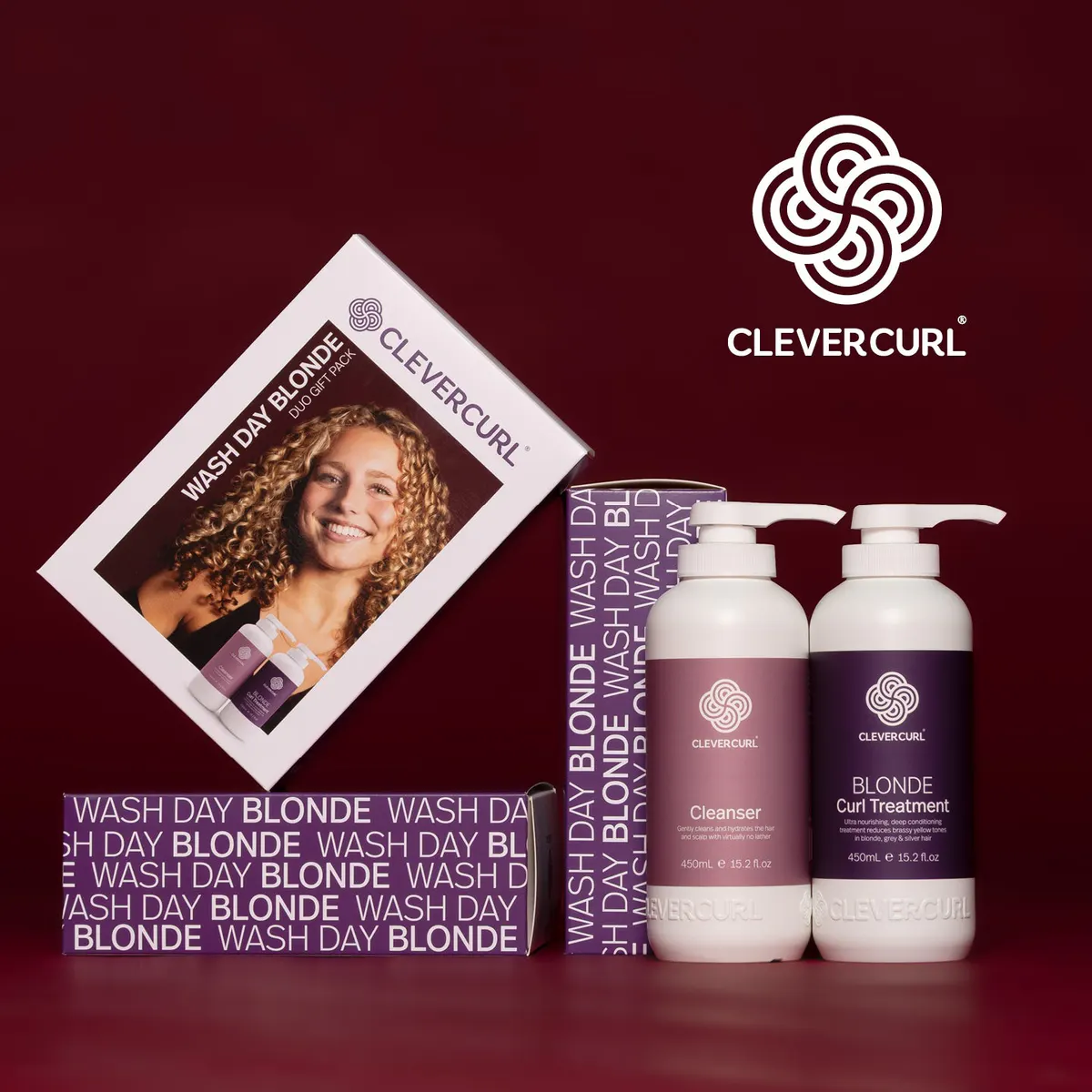 Clever Curl Cleanser & Blonde Treatment Duo Pack, view 2