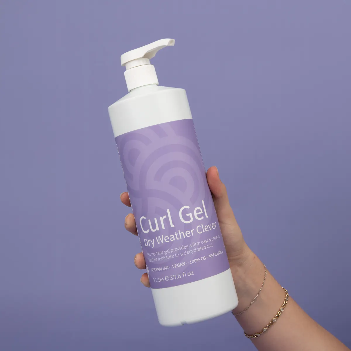 Clever Curl Dry Weather Gel 1000ml - Old packaging, view 2