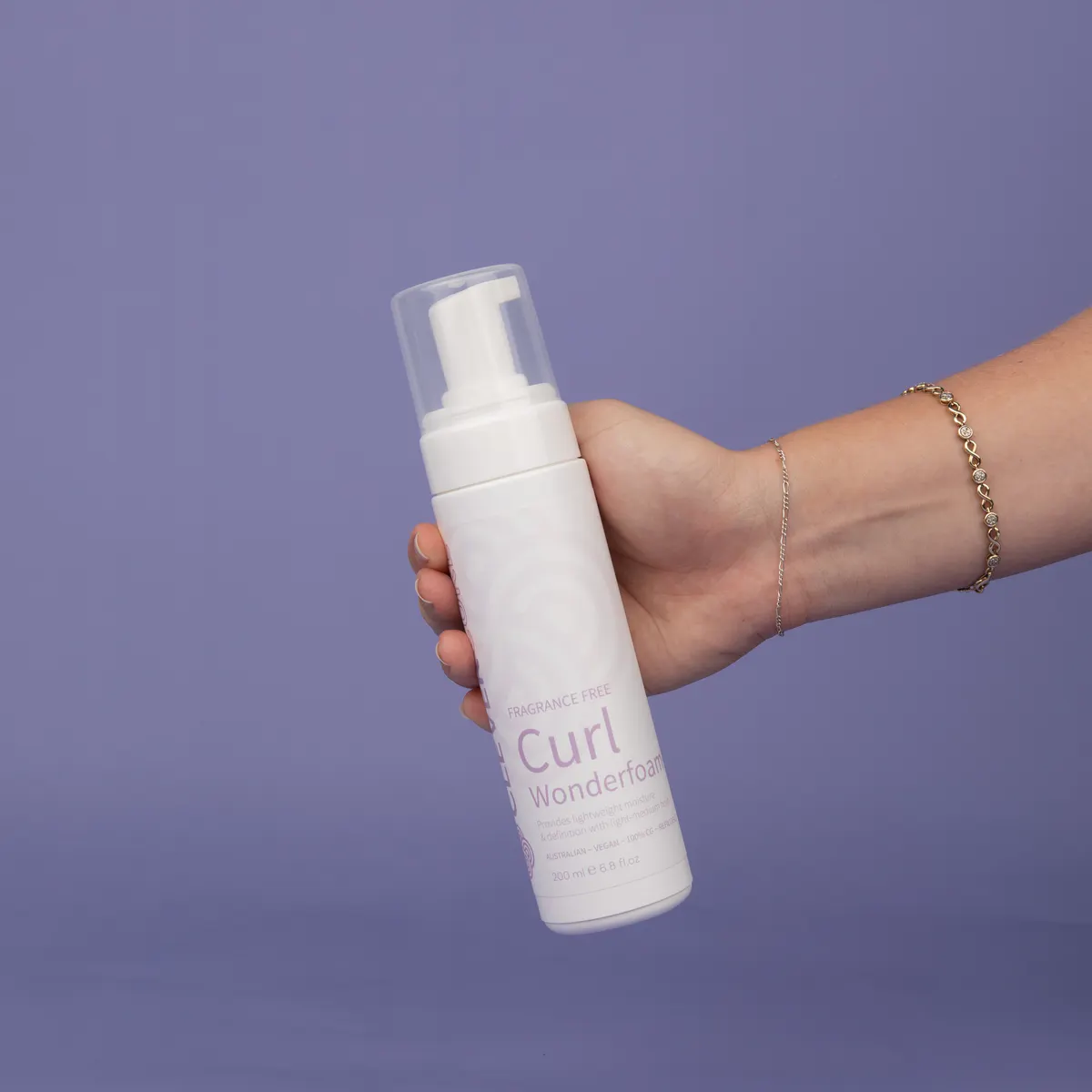Clever Curl Fragrance Free Wonderfoam 200ml - Old Packaging, view 2