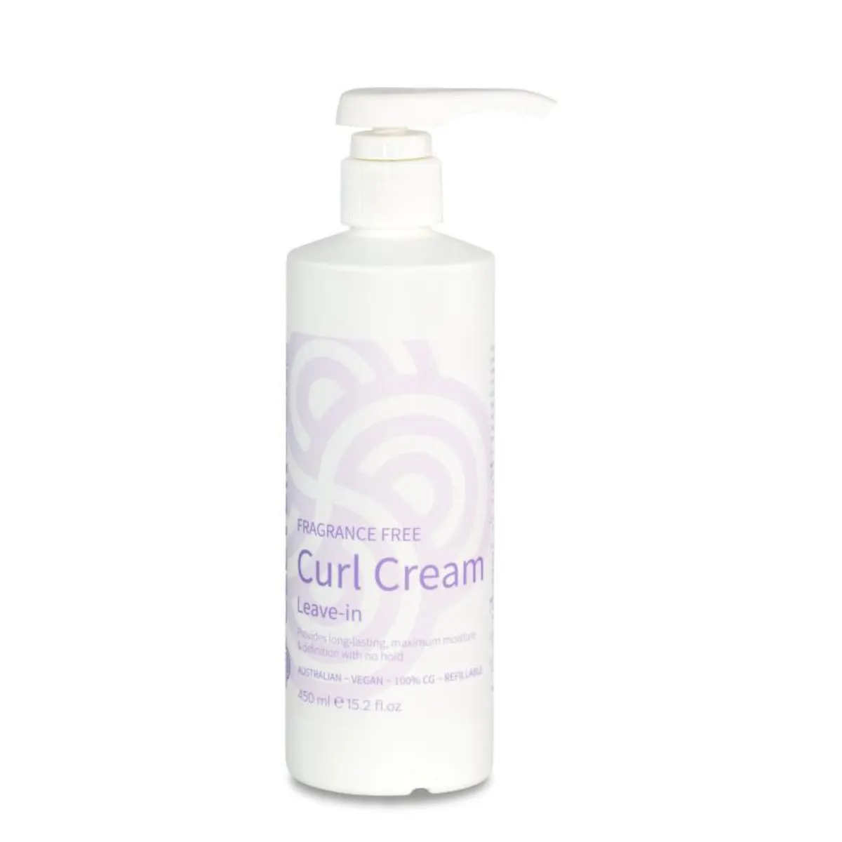 Clever Curl Fragrance Free Leave-In Cream 450ml - Old Packaging