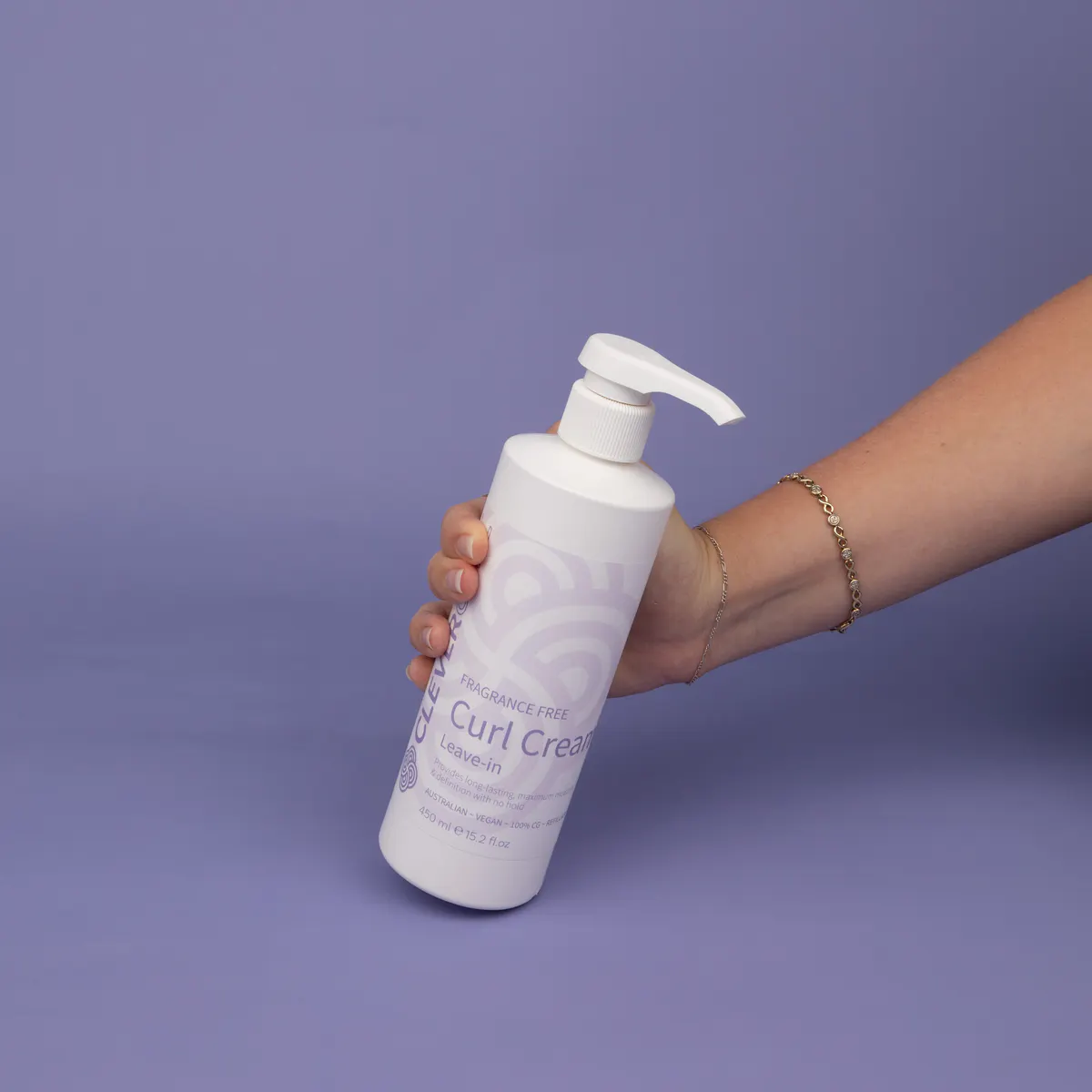 Clever Curl Fragrance Free Leave-In Cream 450ml - Old Packaging, view 2