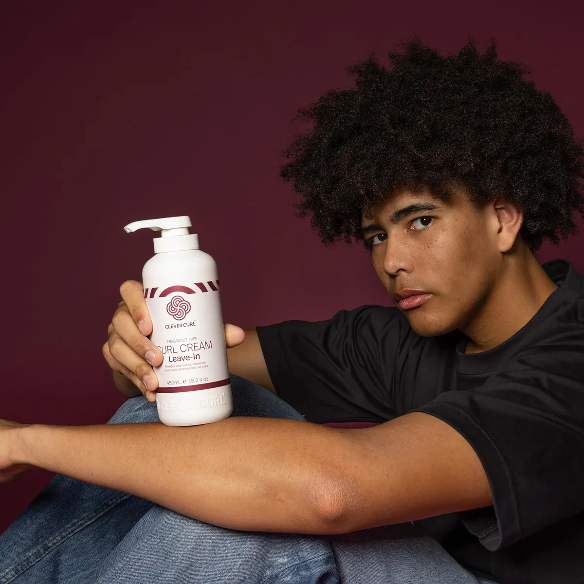 Clever Curl Fragrance Free Leave-In Cream 450ml, view 2