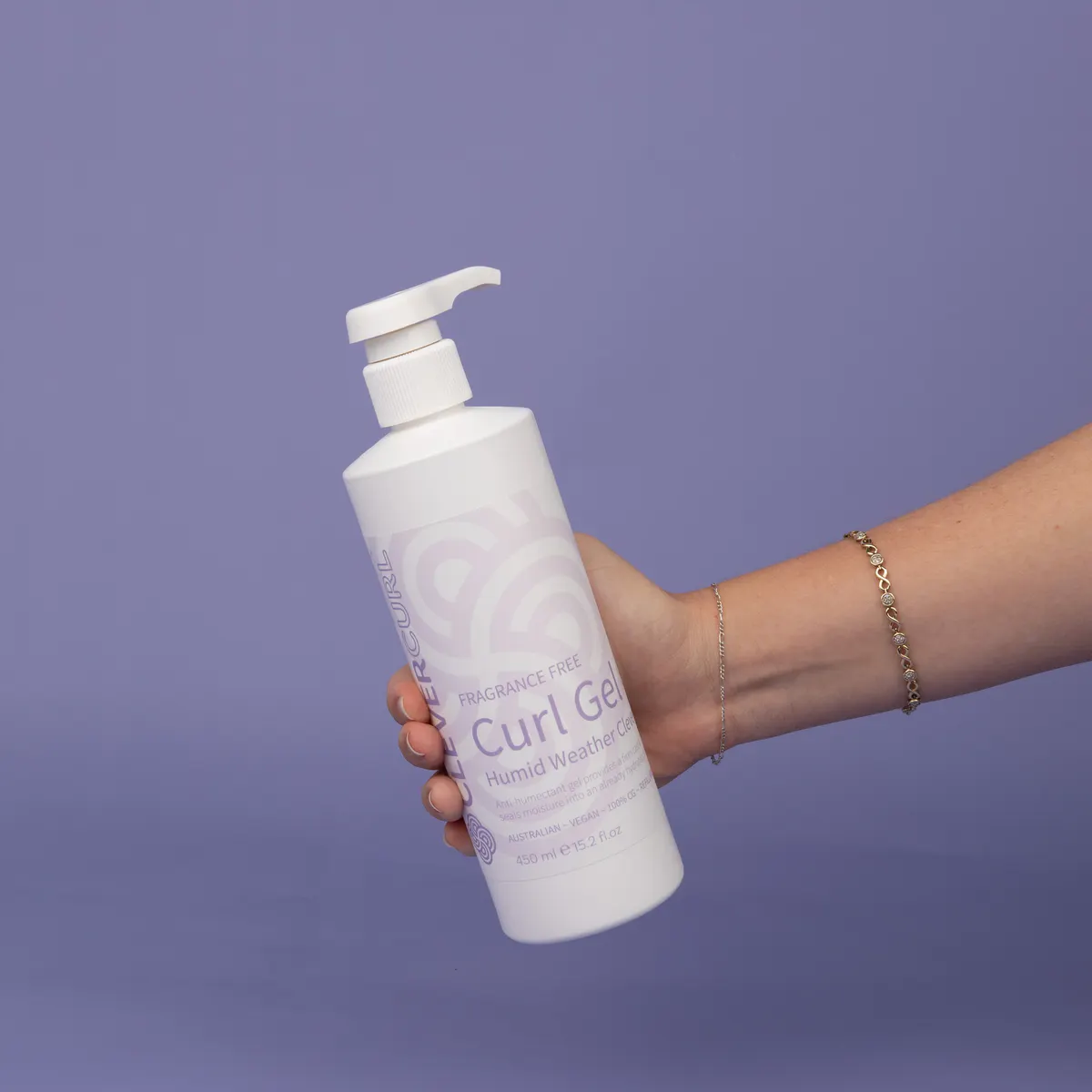 Clever Curl Fragrance Free Humid Weather Gel 450ml - Old Packaging, view 2
