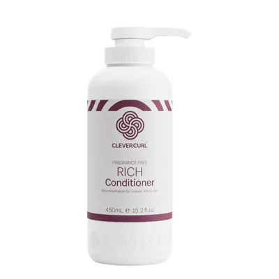Clever Curl Fragrance Free Rich Conditioner 450ml