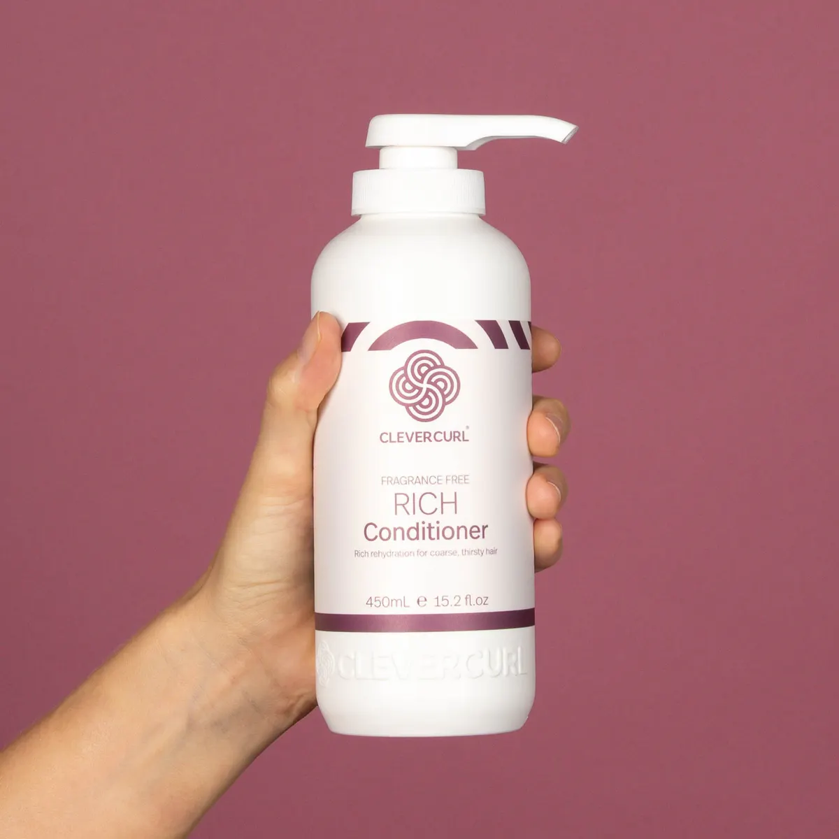 Clever Curl Fragrance Free Rich Conditioner 450ml, view 3