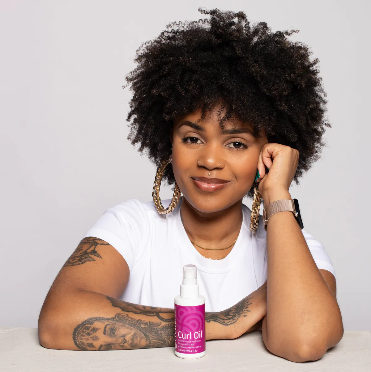 Clever Curl Hair Oil 100ml - Old Packaging, view 3