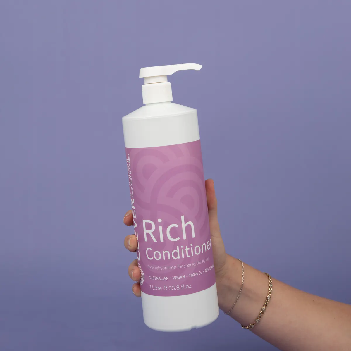 Clever Curl Rich Conditioner 1000ml - Old Packaging, view 2