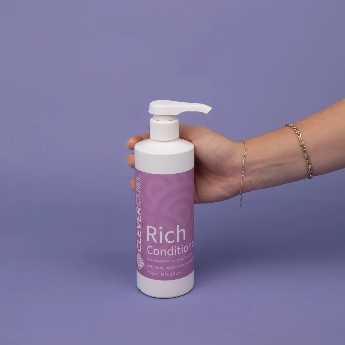 Clever Curl Rich Conditioner 450ml - Old Packaging, view 2