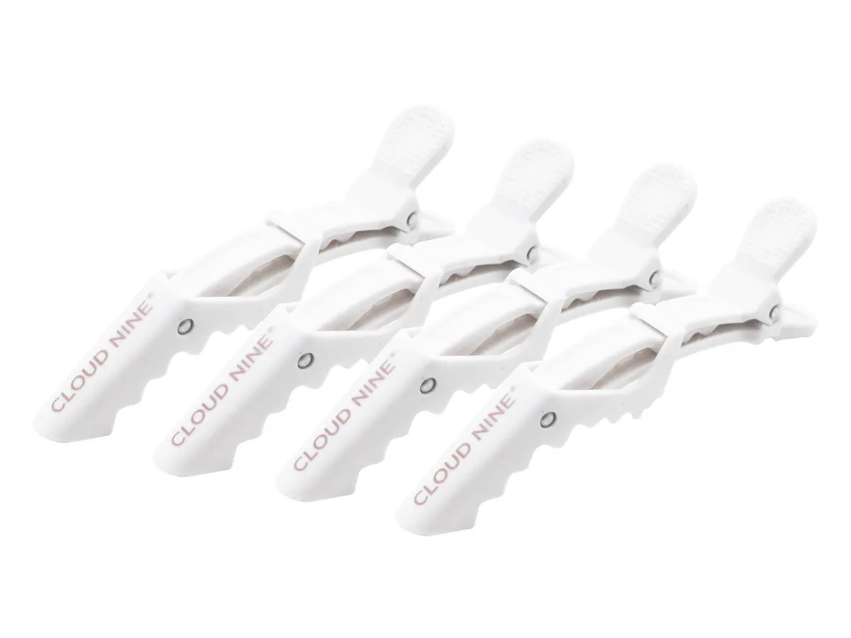 CLOUD NINE Croc Clips 4 Pack - White